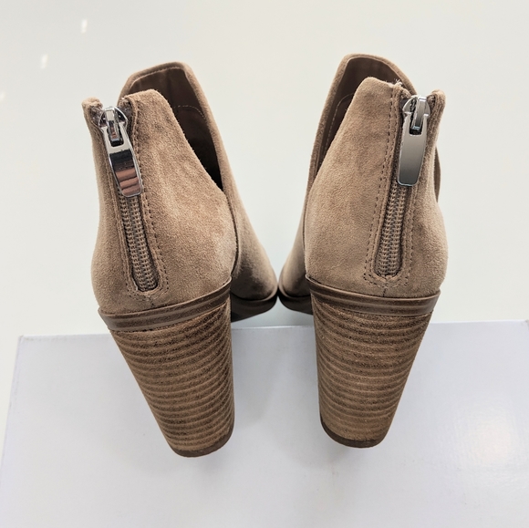 Steve Madden Shoes | Steve Madden Camryn Tan Suede Bootie Size 7 | Poshmark